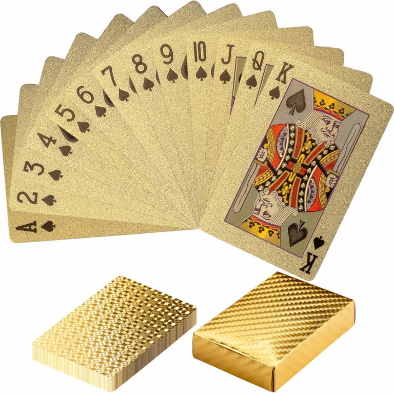 goldene Pokerkarten