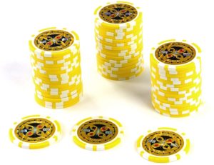50 Poker-Chips Laser-Chips Metallkern 12g